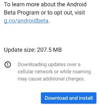 Funzionalità di Android Q Beta 2