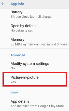 Come utilizzare la modalità Picture-in-Picture in Android 10, 9 (Pie), 8.1 (Oreo)