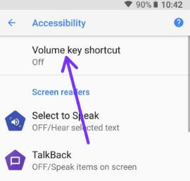 Come abilitare i collegamenti di accessibilità su Android Oreo