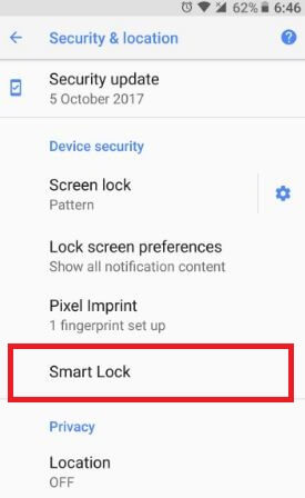 Come utilizzare Smart Lock su Android Oreo 8.1 per sbloccare automaticamente il telefono