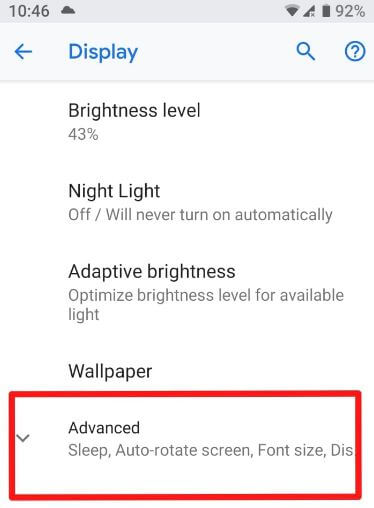 Come attivare la modalità oscura in Android 9 Pie