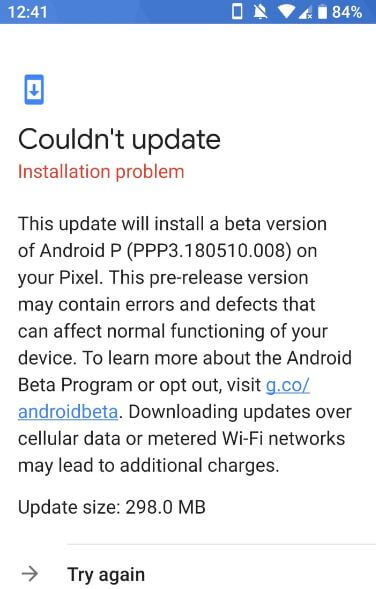 Scarica e installa Android P Beta 2