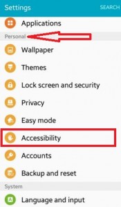 Come abilitare l'accessibilità in Android Lollipop 5.1.2