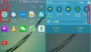 Come cambiare o modificare le impostazioni rapide su Android Lollipop 5.1.2 e Marshmallow 6.0