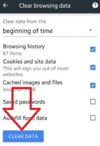 Cancella cookie e cache su Google Chrome