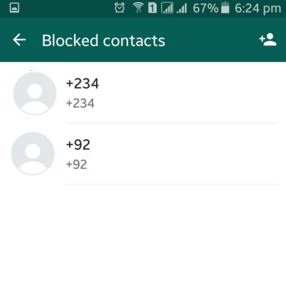 Come rimuovere un contatto bloccato da WhatsApp