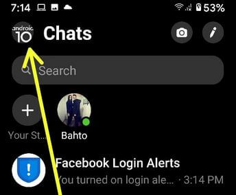 Come cambiare account su Facebook Messenger su Android