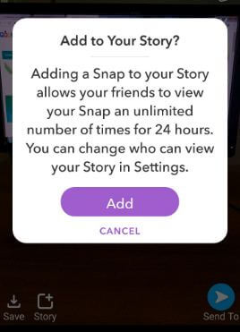 Come creare una storia su Snapchat nel telefono Android