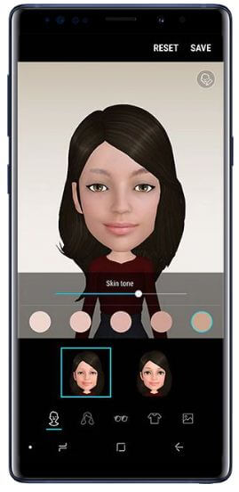 Come creare AR Emoji su Galaxy Note 9