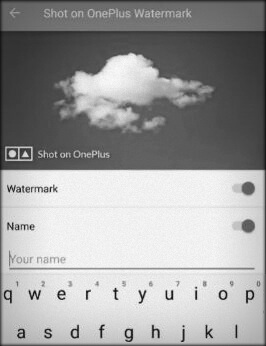 Come abilitare lo scatto su filigrana OnePlus OnePlus 5, OnePlus 5T
