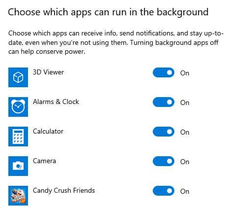 Come disattivare lo sfondo dell'app in Windows 10